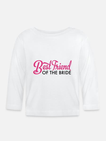 Braut - Baby Bio-Langarmshirt - Weiß