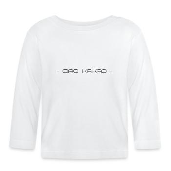 Ciao Kakao Black - Baby Bio-Langarmshirt - Weiß - Vorne