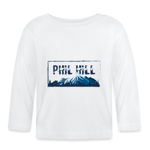 Phil Hill Mountain Sky Blue - Baby Langarmshirt