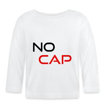 NO CAP - Baby Bio-Langarmshirt - Weiß - Vorne