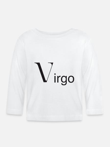 SZ Virgo - Baby Bio-Langarmshirt - Weiß