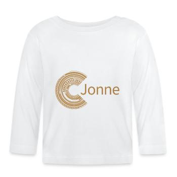 Pour Jonne - T-shirt manches longues bio Bébé - blanc - Devant