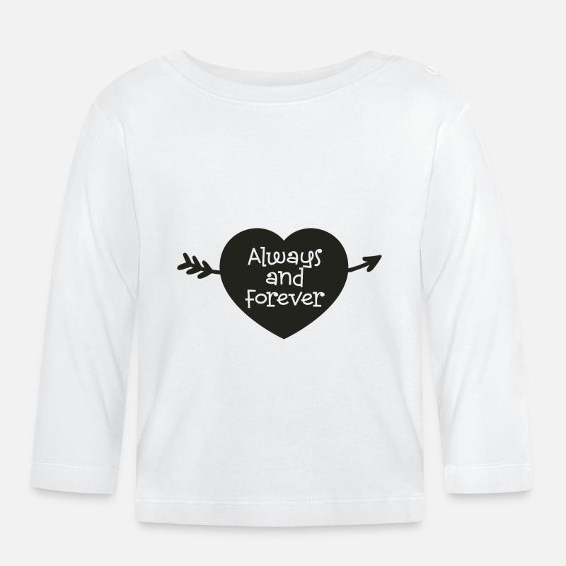 Always And Forever - Baby Bio-Langarmshirt - Weiß
