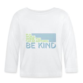 Vous pouvez être gentil - T-shirt manches longues bio Bébé - blanc - Devant