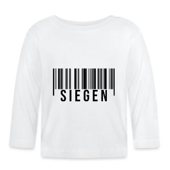 Siegen Westerwald - Baby Bio-Langarmshirt - Weiß - Vorne