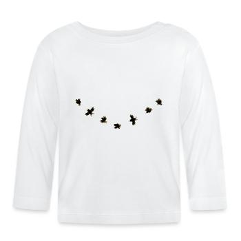 Birdies - T-shirt manches longues bio Bébé - blanc - Devant