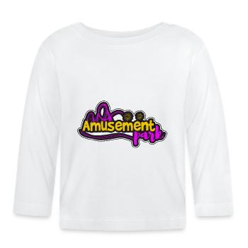 AMUSEMENT PARK 2 - Organic Baby Long Sleeve T-Shirt - white - Front