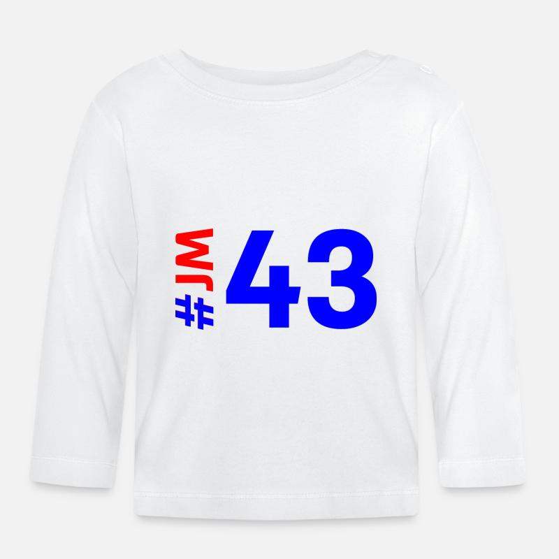 JM43 - T-shirt manches longues bio Bébé - blanc