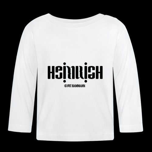 Ambigramm Heinrich 01 Pit Hammann - Baby Langarmshirt