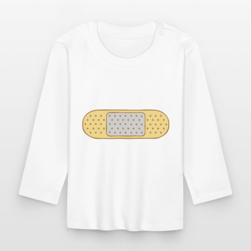 Conception de points de patch T-shirt manches longues bio Bébé