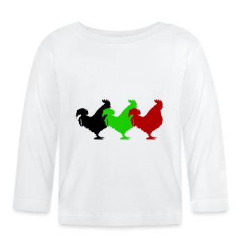 Tap - Organic Baby Long Sleeve T-Shirt - white - Front