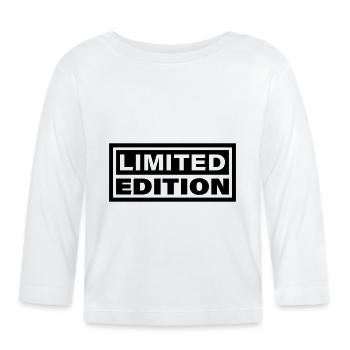 LIMITED EDITION - Baby Bio-Langarmshirt - Weiß - Vorne