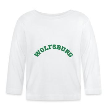 Wolfsburg - Baby Bio-Langarmshirt - Weiß - Vorne