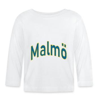 Malmö - Baby Bio-Langarmshirt - Weiß - Vorne