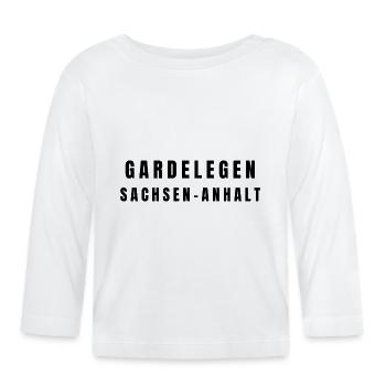 Gardelegen, Saxe-Anhalt - T-shirt manches longues bio Bébé - blanc - Devant