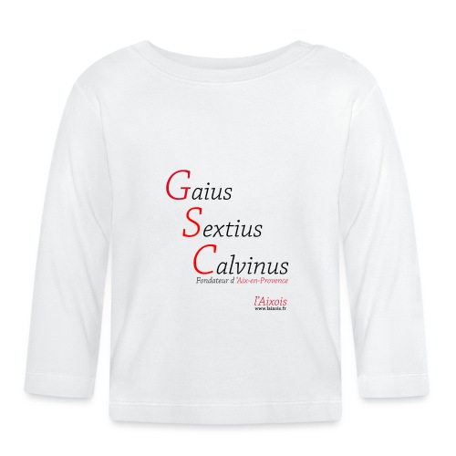 Gaius Sextius Calvinus - T-shirt manches longues bio Bébé