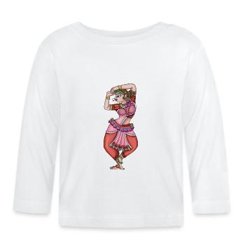 dancer - Organic Baby Long Sleeve T-Shirt - white - Front