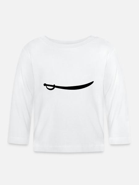 saebel - Baby Bio-Langarmshirt - Weiß