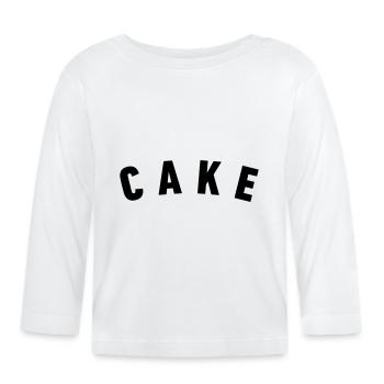 pastel - Camiseta manga larga orgánico bebé - blanco - delante