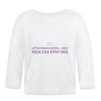 baby - Organic Baby Long Sleeve T-Shirt - white - Front