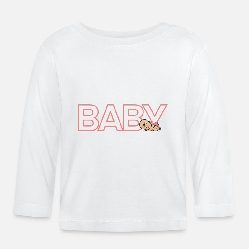 Bébé - T-shirt manches longues bio Bébé - blanc