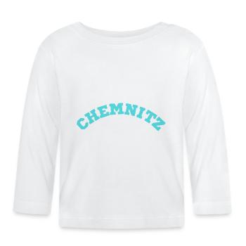 Chemnitz - Baby Bio-Langarmshirt - Weiß - Vorne