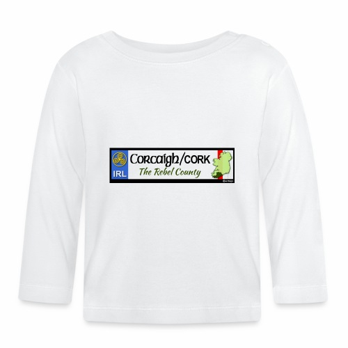 CO. CORK, IRELAND: licence plate tag style decal - Baby Long Sleeve T-Shirt