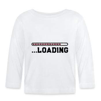 loading - Baby Bio-Langarmshirt - Weiß - Vorne