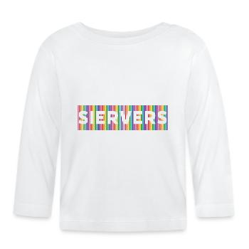 Sier verse - Organic Baby Long Sleeve T-Shirt - white - Front