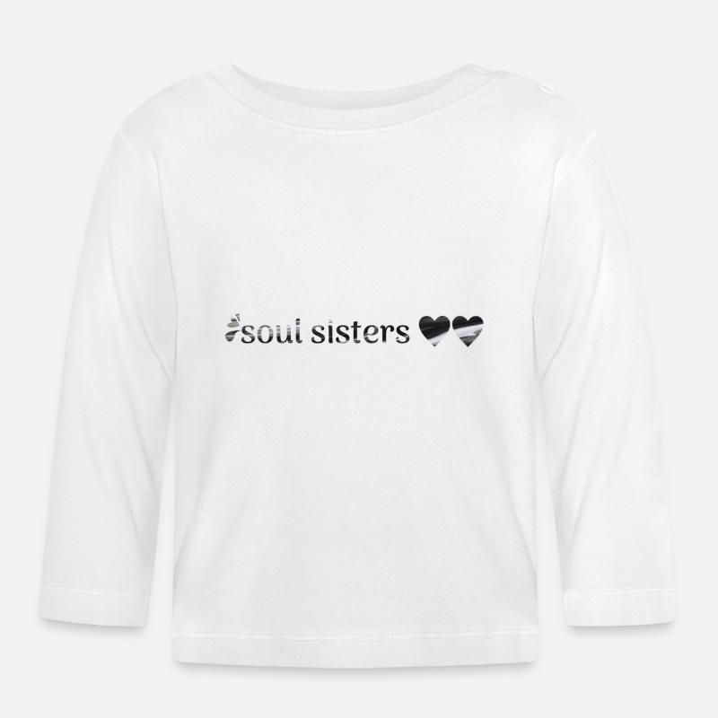 Amici - Maglietta a manica lunga ecologico per bambini - bianco