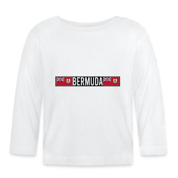 Bermuda - Baby Bio-Langarmshirt - Weiß - Vorne