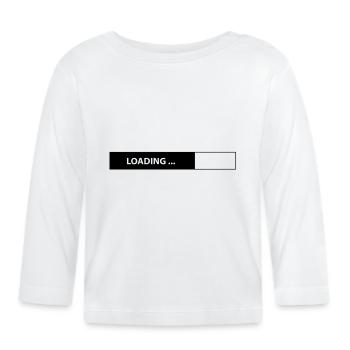 Loading - Organic Baby Long Sleeve T-Shirt - white - Front