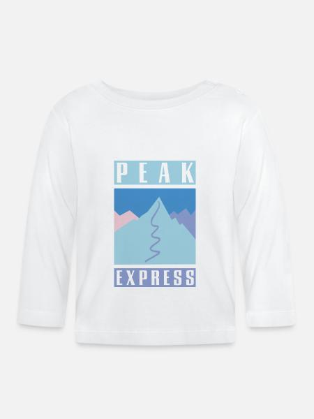 Peak-Express - Baby Bio-Langarmshirt - Weiß
