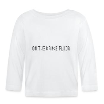 WAWJ On The Dance Floor Police in Black FW 2022 - Organic Baby Long Sleeve T-Shirt - white - Front