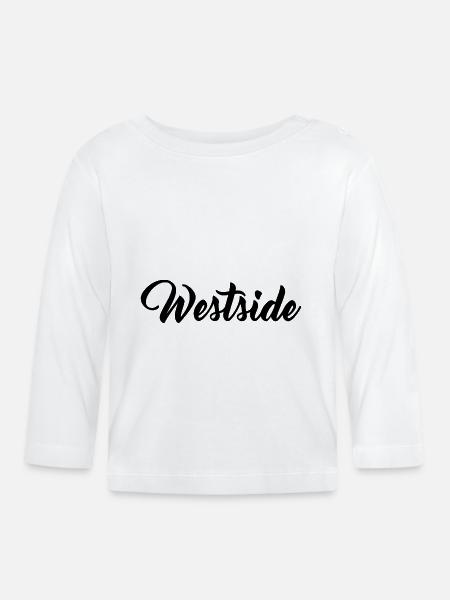 Westside Westen West - Baby Bio-Langarmshirt - Weiß