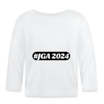 Jga 2024 - Organic Baby Long Sleeve T-Shirt - white - Front