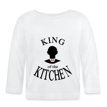 Küchenchef - Baby Bio-Langarmshirt - Weiß - Vorne