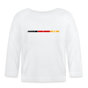#GER - T-shirt manches longues bio Bébé - blanc - Devant