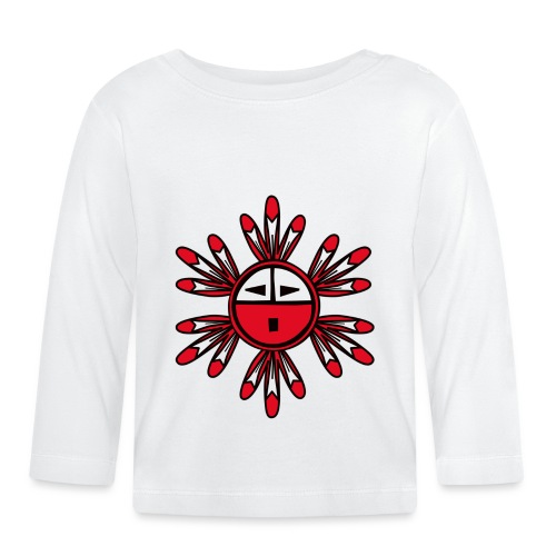 Hopi Kachina Sun Symbol - Baby Long Sleeve T-Shirt