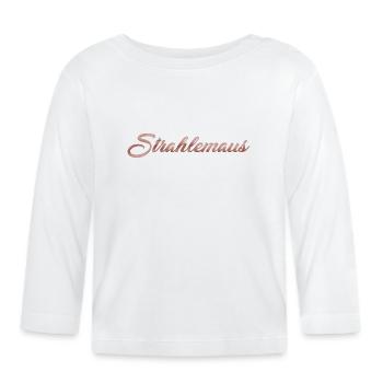 Strahlemaus - Baby Bio-Langarmshirt - Weiß - Vorne