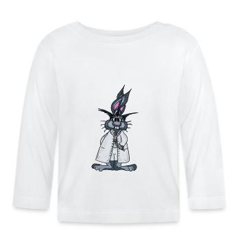 doctor - Organic Baby Long Sleeve T-Shirt - white - Front