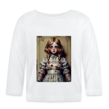 The House Remembers - Organic Baby Long Sleeve T-Shirt - white - Front