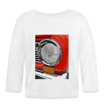 Lada headlight - Organic Baby Long Sleeve T-Shirt - white - Front