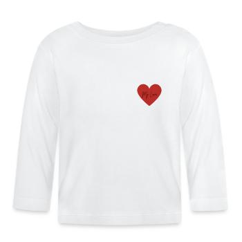 My Love ❤️️ - T-shirt manches longues bio Bébé - blanc - Devant