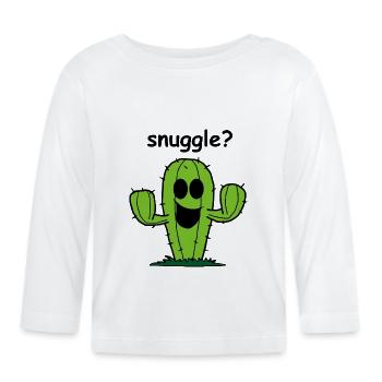 snuggle Graphique - T-shirt manches longues bio Bébé - blanc - Devant