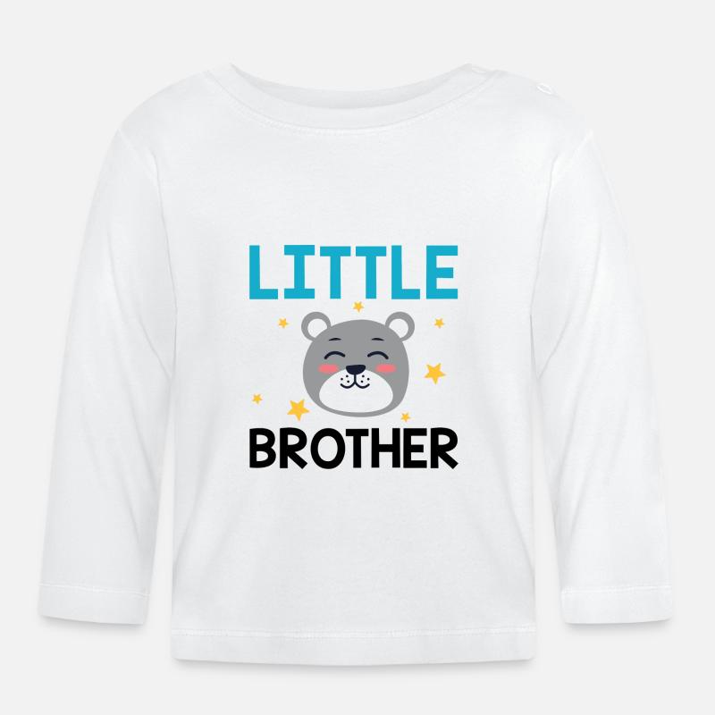 Brüderchen - Baby Bio-Langarmshirt - Weiß