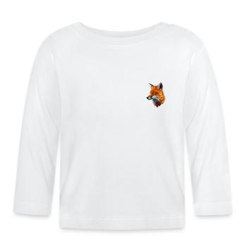 FOX - Baby Bio-Langarmshirt - Weiß - Vorne