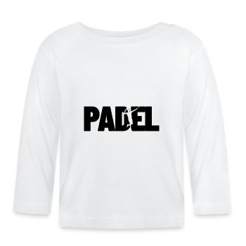 00505 Padel - T-shirt manches longues bio Bébé - blanc - Devant