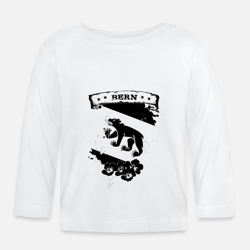 Bern - Baby Bio-Langarmshirt - Weiß