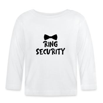 Mariage Mariage Mariage - T-shirt manches longues bio Bébé - blanc - Devant